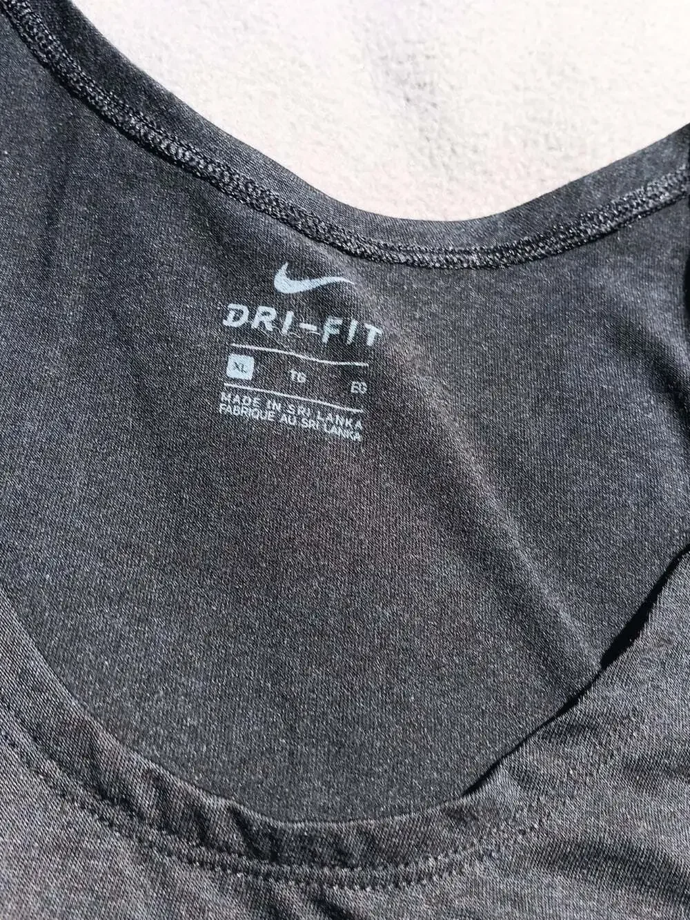 Nike Dri Fit Just Do It Black Sleeveless Tank Top Women’s XL NEW NWT Athletic